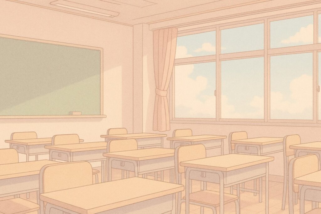 あの子の子ども・静かな高校の教室