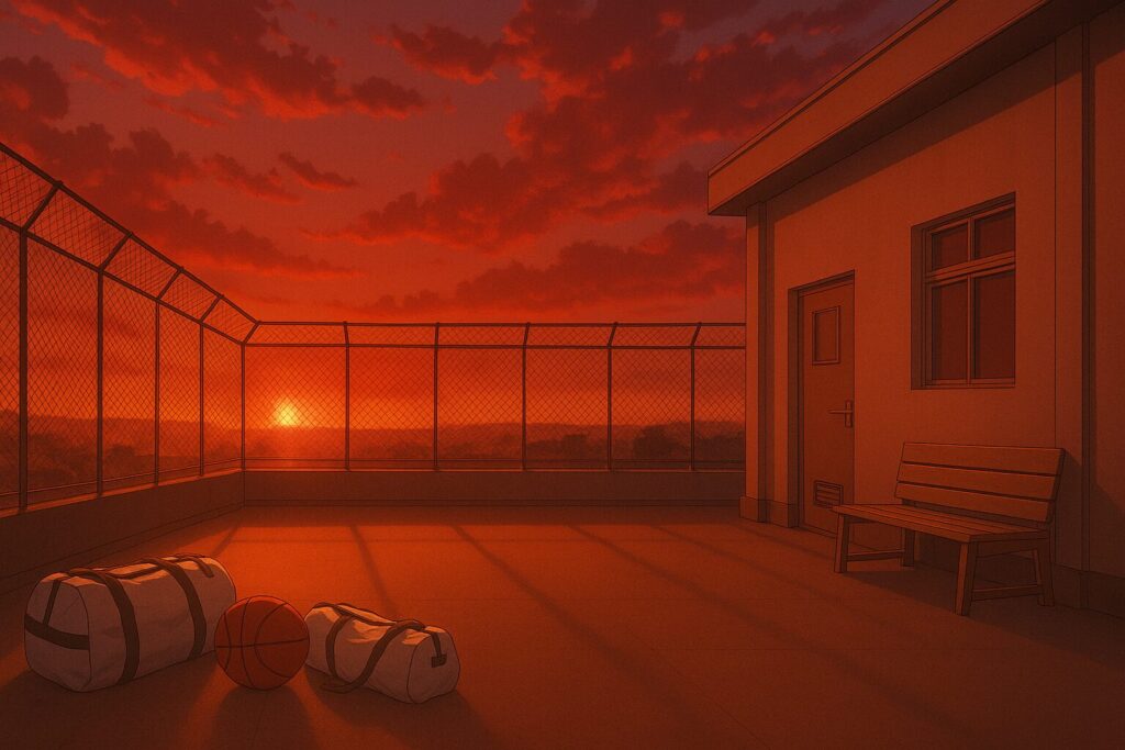 僕の心のヤバイやつ・夕暮れの学校の屋上