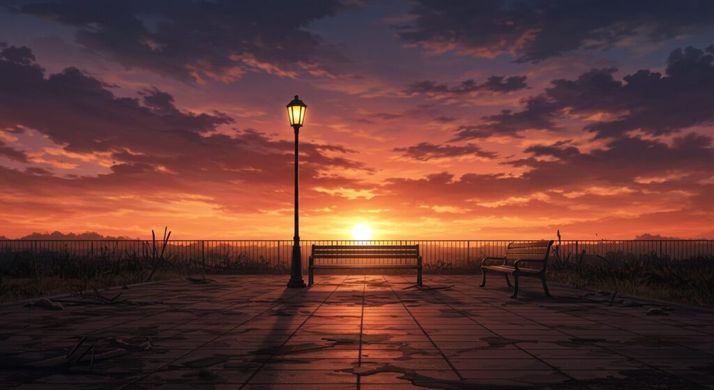 炎炎ノ消防隊・夕焼けの空