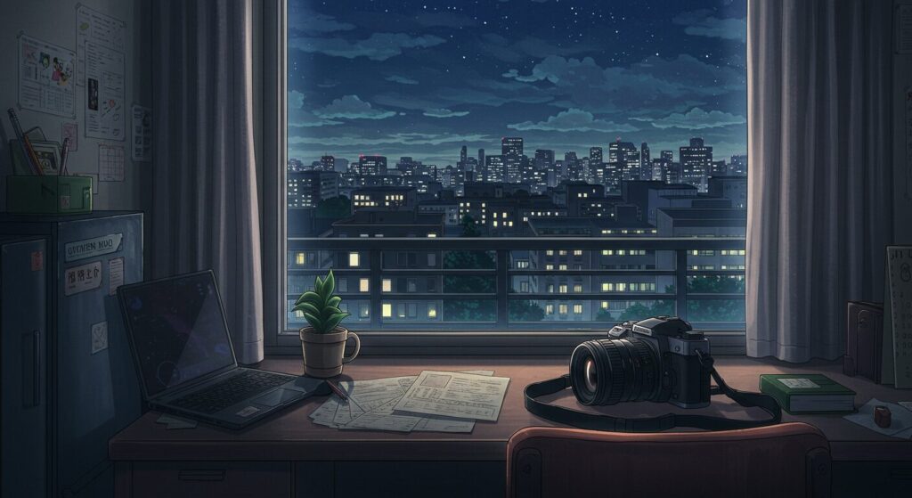 かのかり・アパートの一室