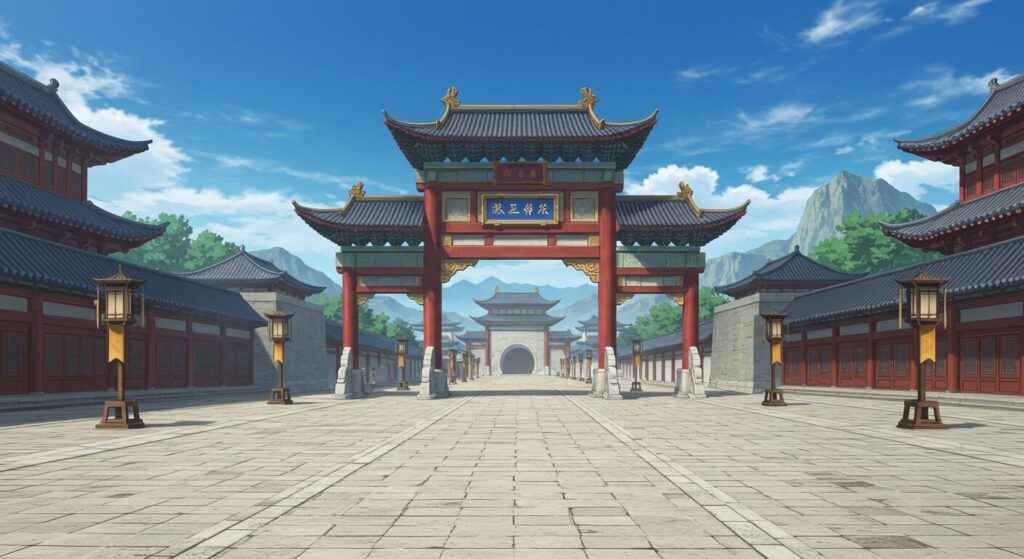 薬屋のひとりごと・城門広場
