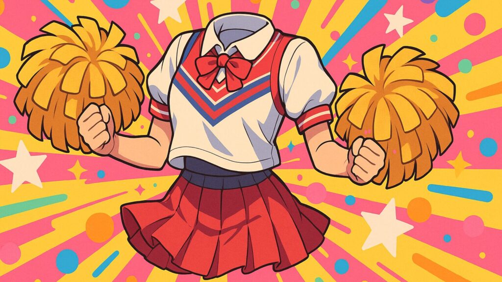 ヒロアカ・葉隠透チア衣装